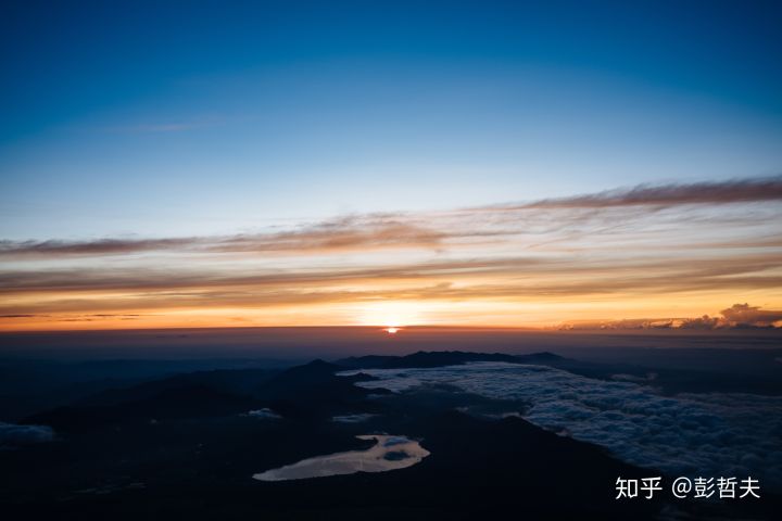山中湖正上方 alt 山中湖正上方